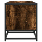 Tv-Meubel 100X35X41 Cm Bewerkt Hout Metaal Kleurig