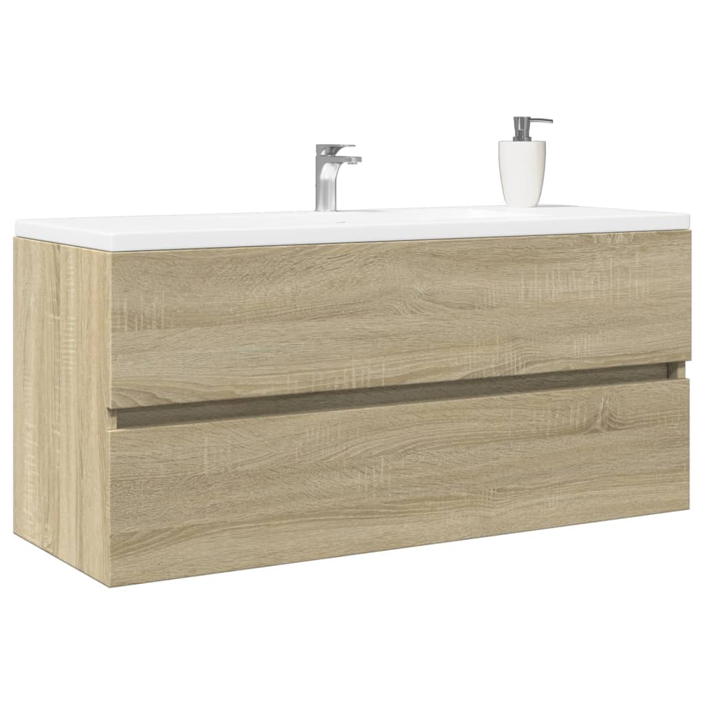 Wastafelkast 100X38,5X45 Cm Bewerkt Hout Sonoma Eikenkleurig