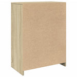Badkamerkast 60X33X80 Cm Spaanplaat Sonoma Eikenkleurig