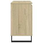 Badkamerkast 58X33X60 Cm Bewerkt Hout Sonoma Eikenkleurig