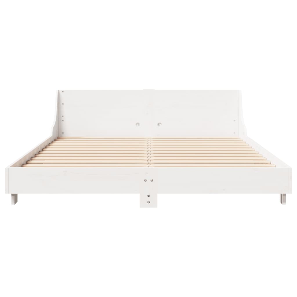 Bedframe Zonder Matras Massief Grenenhout