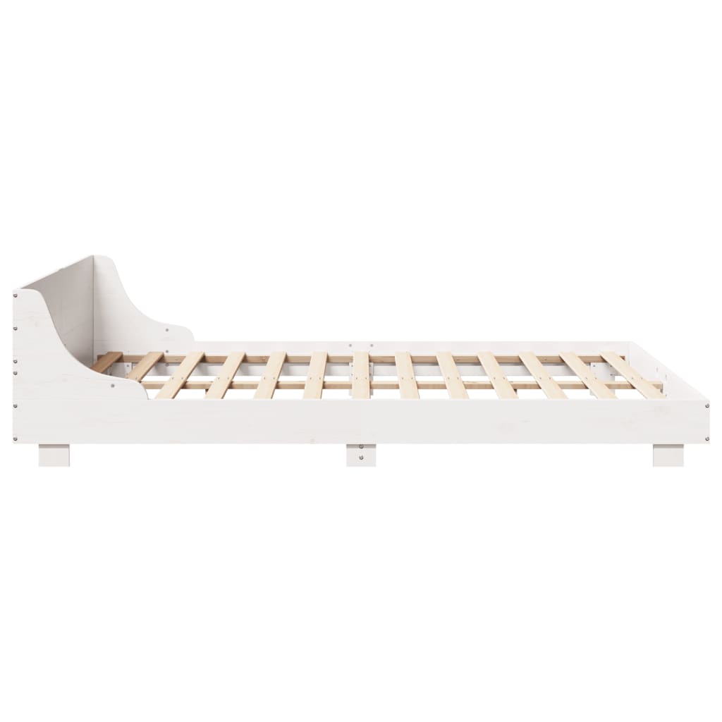 Bedframe Zonder Matras Massief Grenenhout