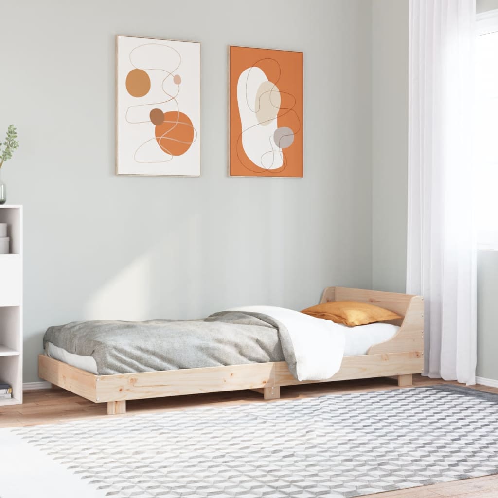 Bedframe Zonder Matras Massief Grenenhout