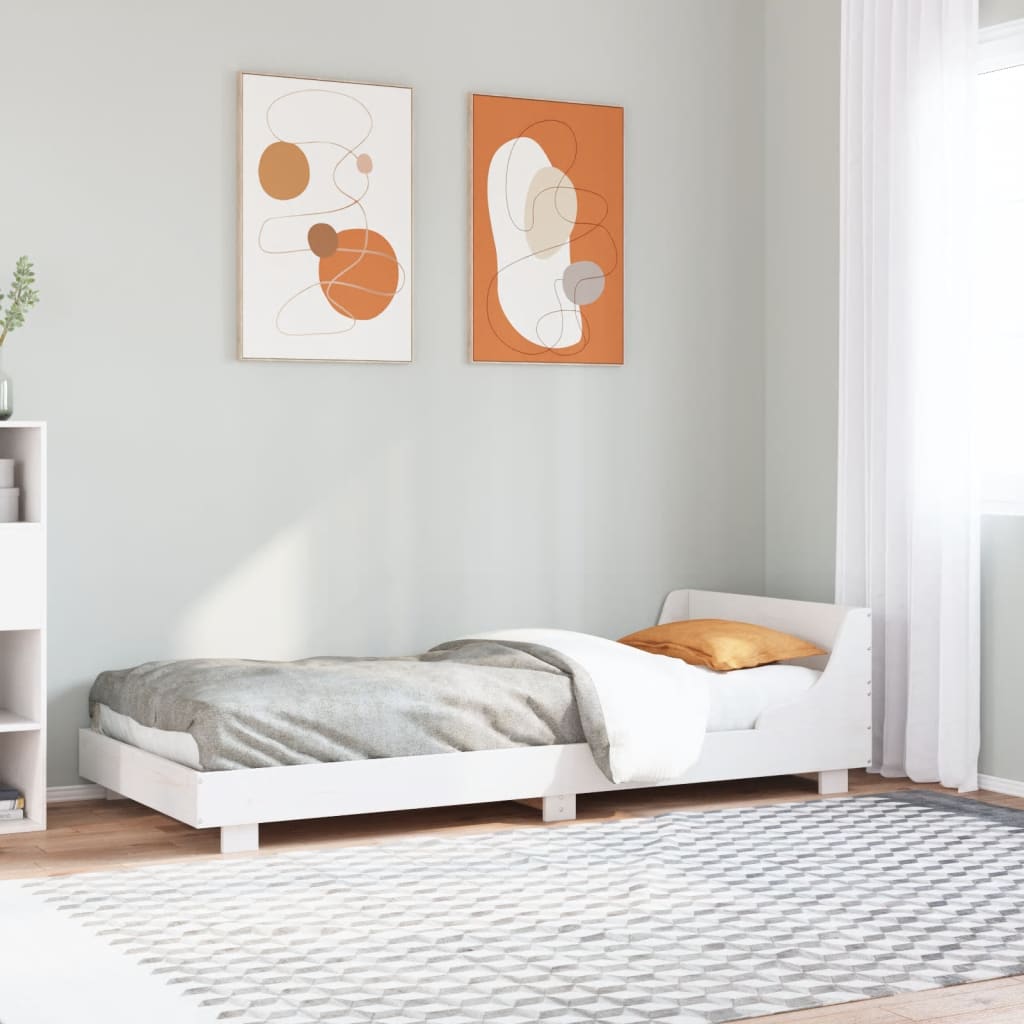 Bedframe Zonder Matras Massief Grenenhout