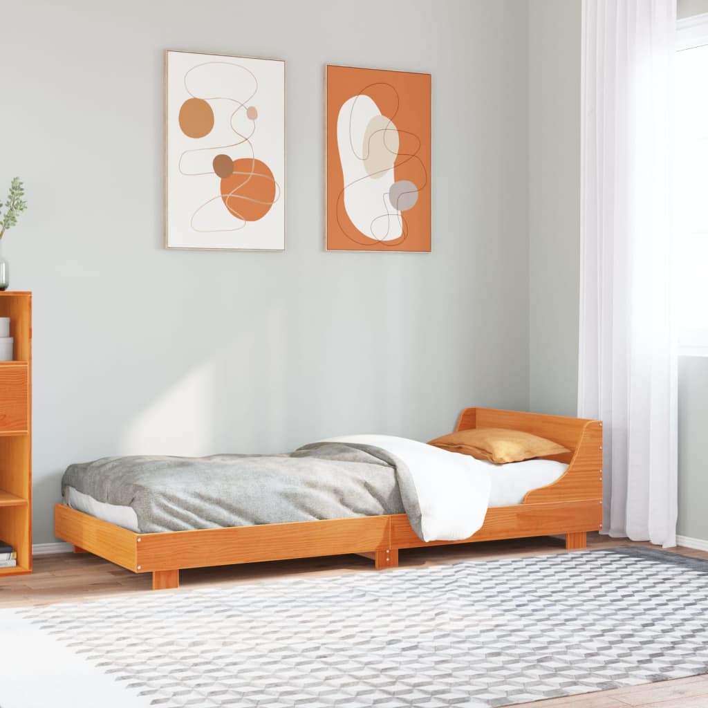 Bedframe Zonder Matras Massief Grenenhout