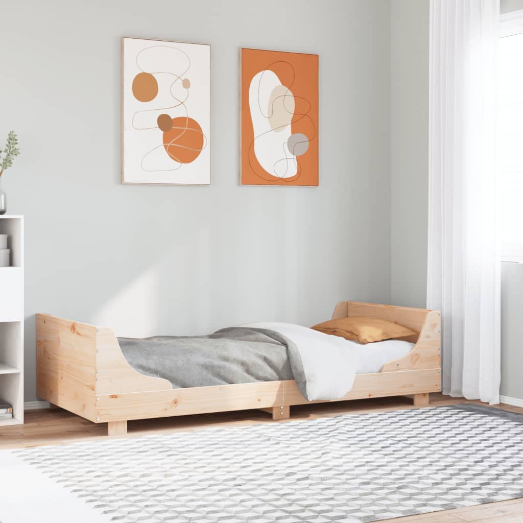 Bedframe Zonder Matras Massief Grenenhout