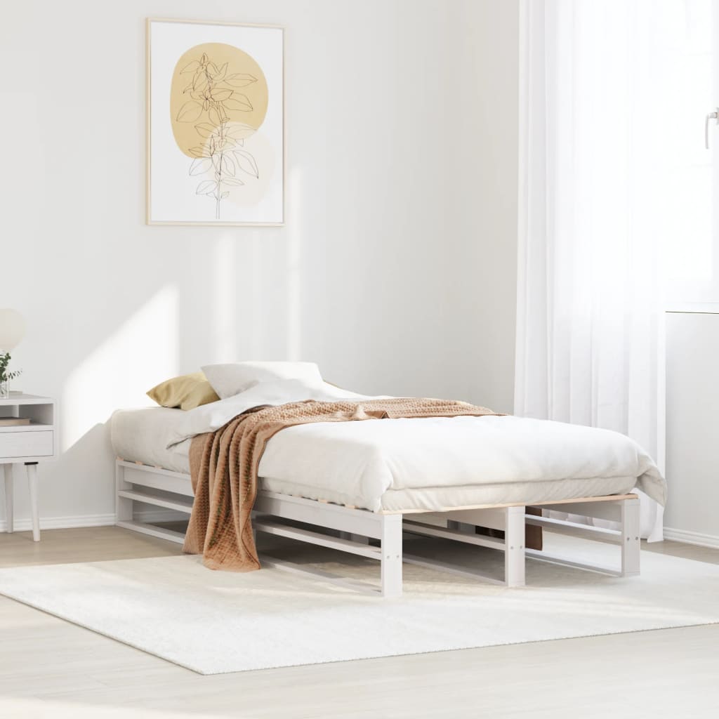 Bedframe Zonder Matras Massief Grenenhout