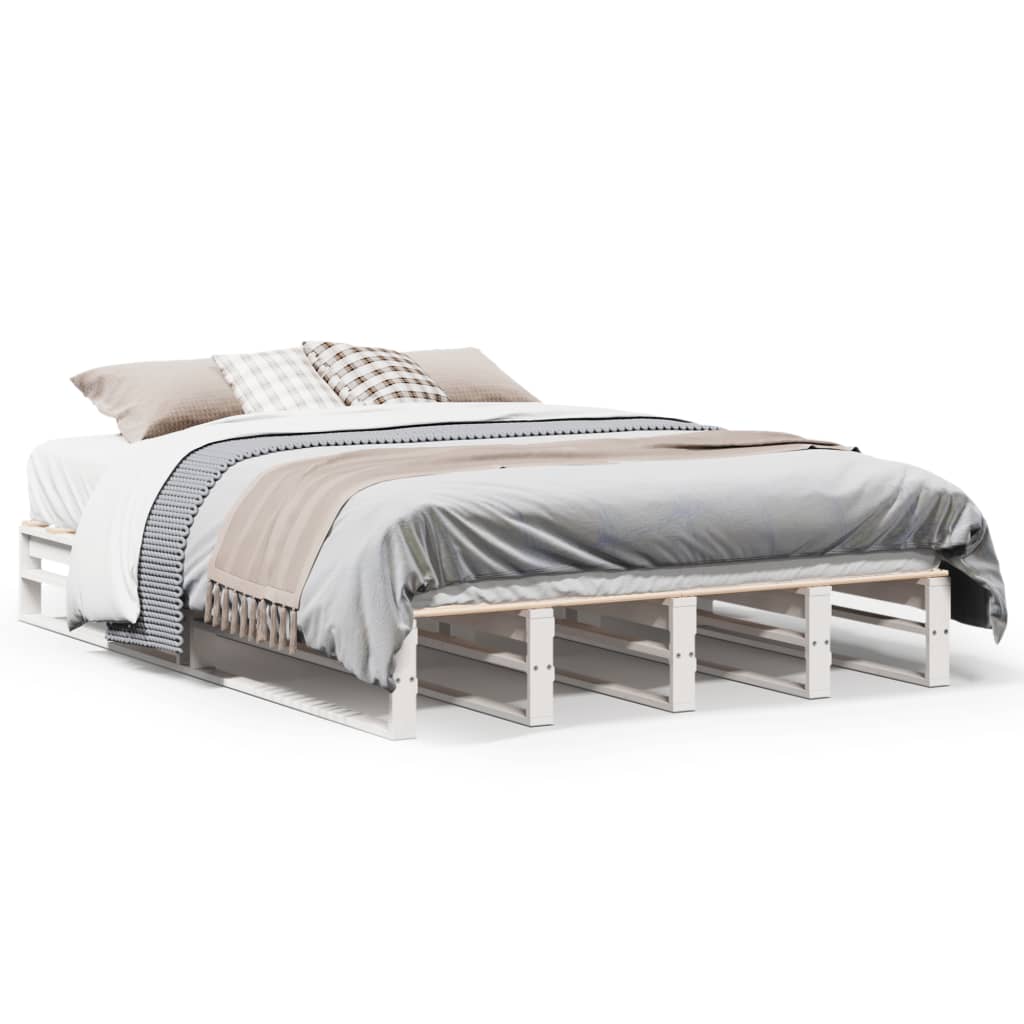 Bedframe Zonder Matras Massief Grenenhout