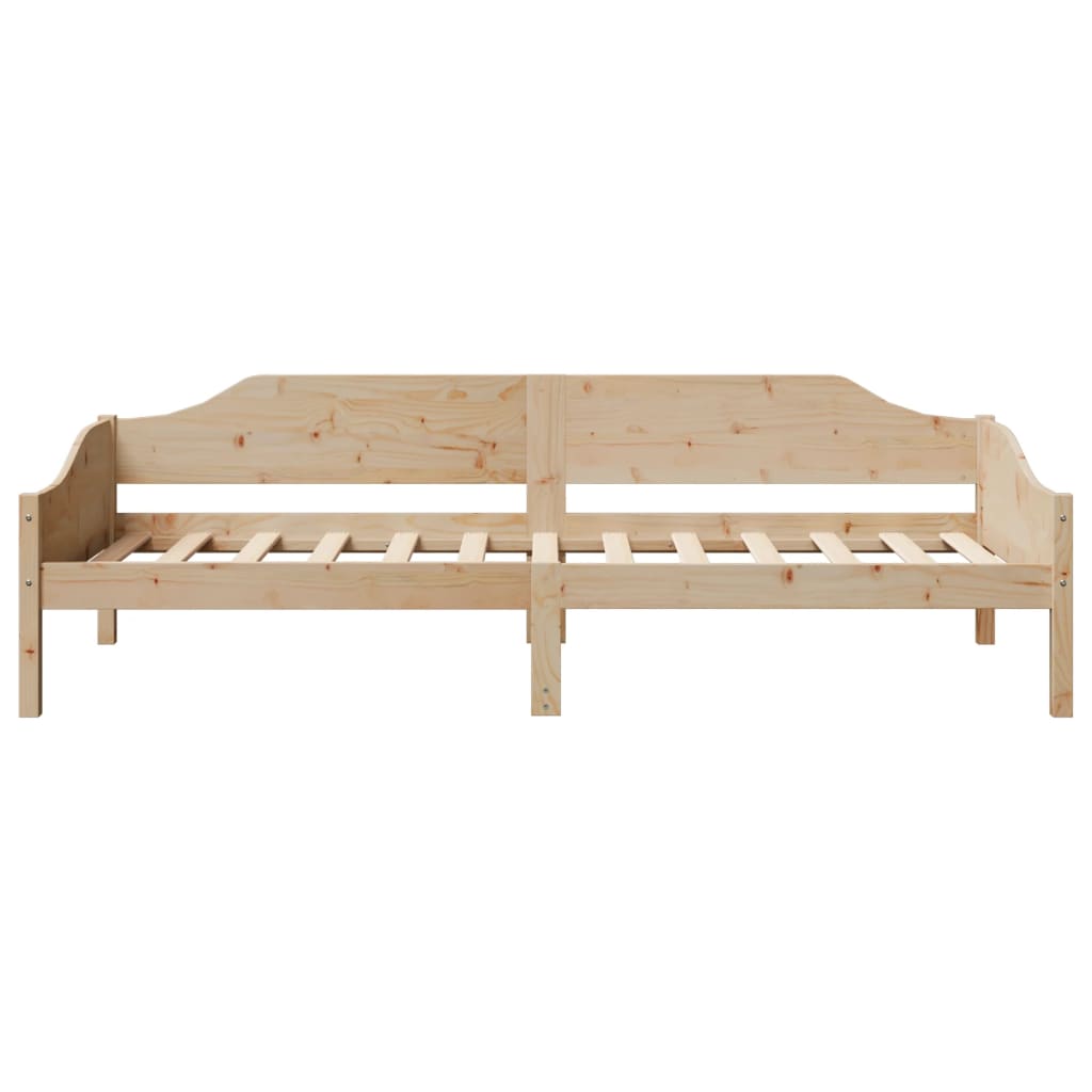 Bedframe Zonder Matras Massief Grenenhout