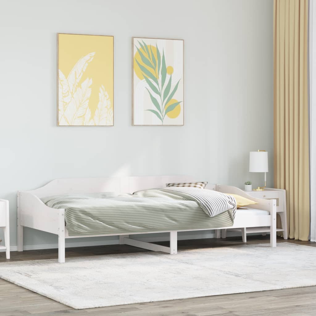 Bedframe Zonder Matras Massief Grenenhout