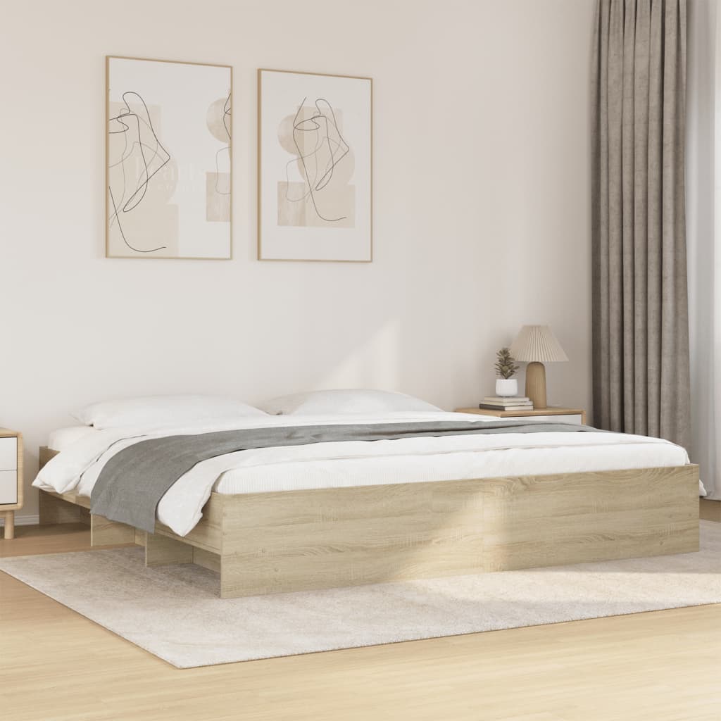 Bedframe Bewerkt Hout