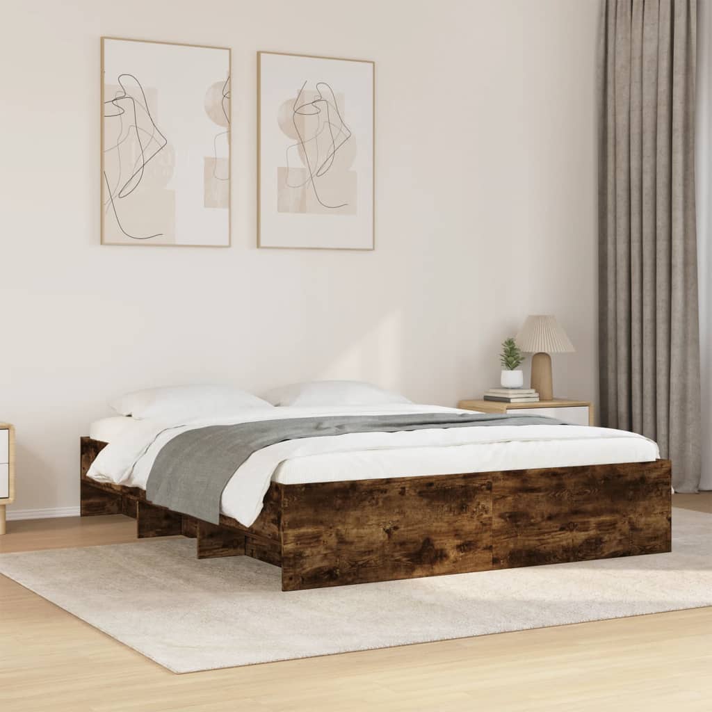 Bedframe Bewerkt Hout