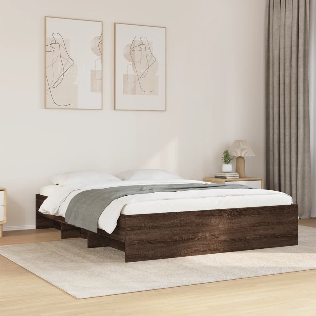 Bedframe Bewerkt Hout