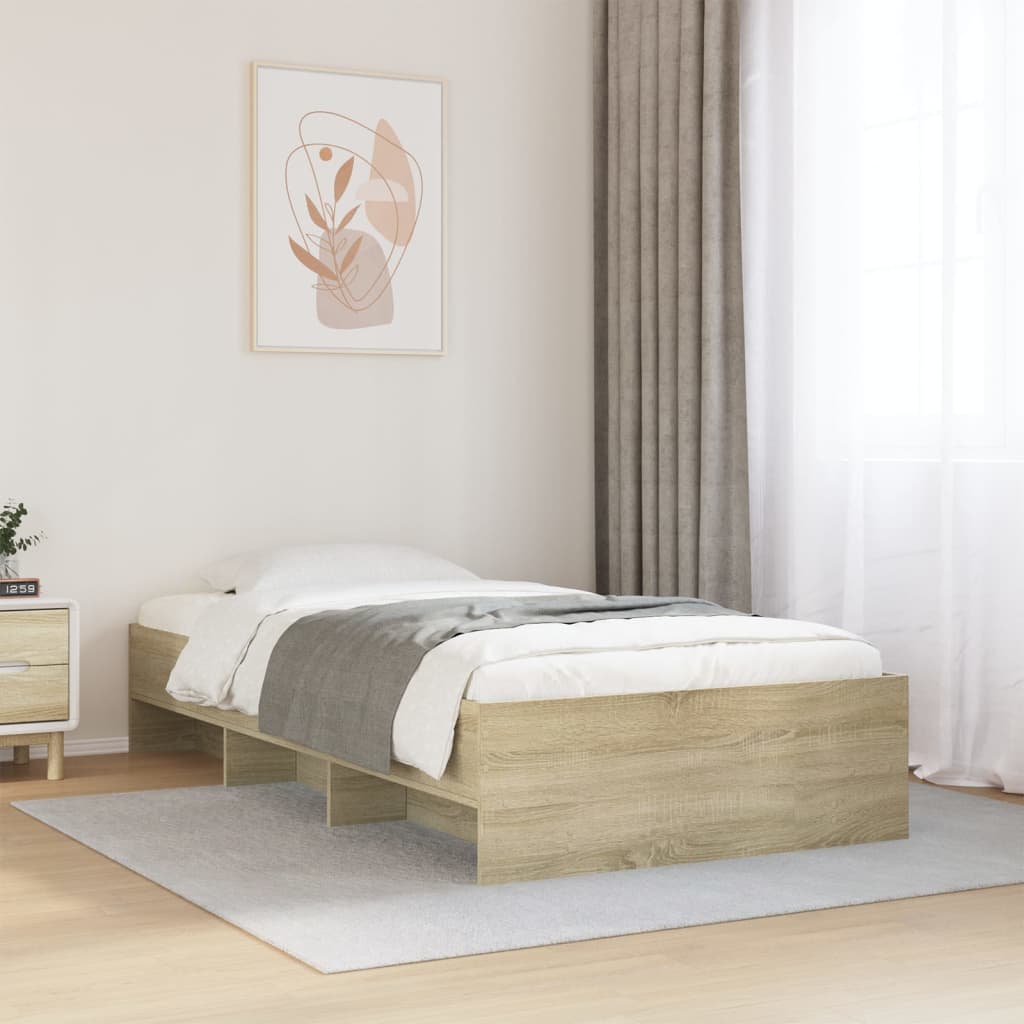 Bedframe Bewerkt Hout