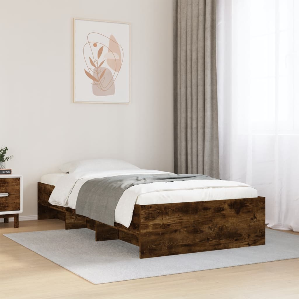 Bedframe Bewerkt Hout