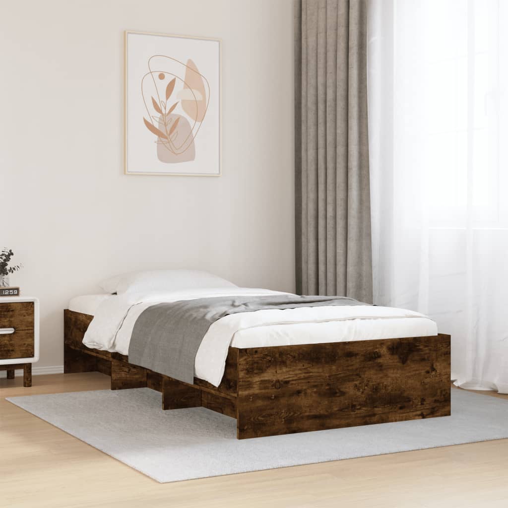 Bedframe Bewerkt Hout