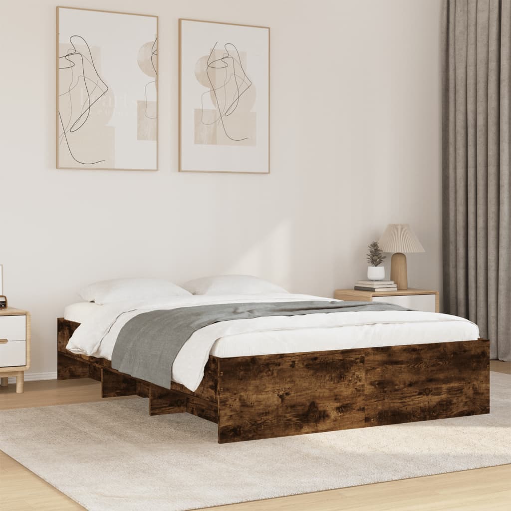 Bedframe Bewerkt Hout