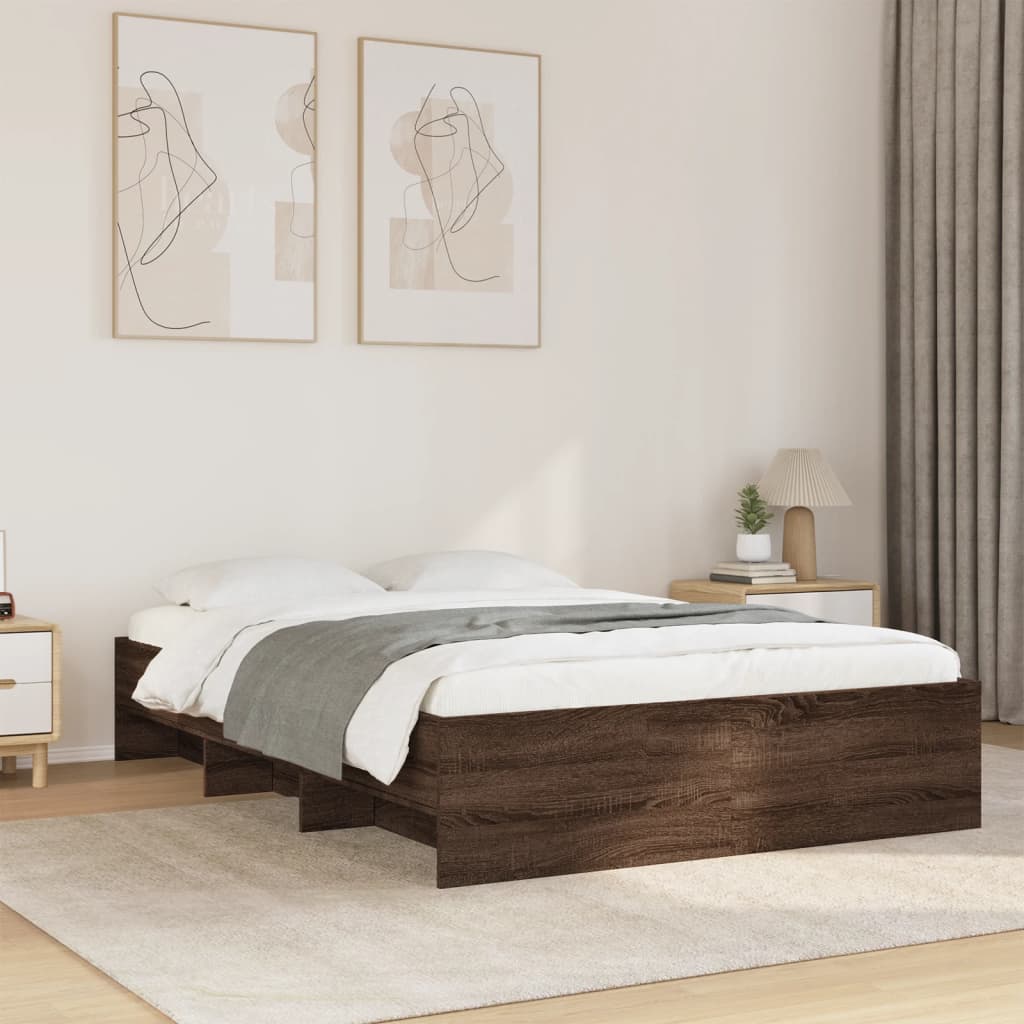 Bedframe Bewerkt Hout