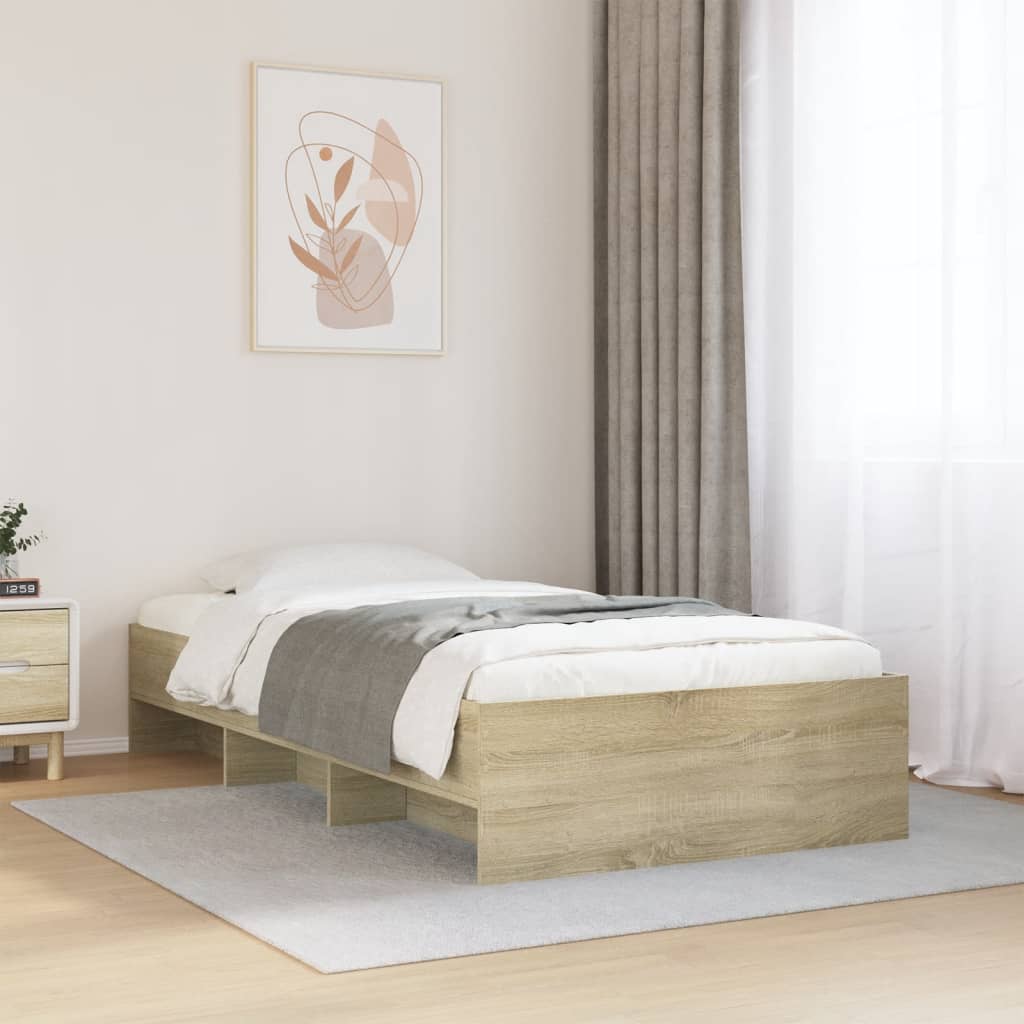 Bedframe Bewerkt Hout