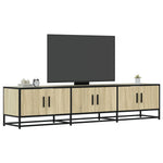 Tv-Meubel 180X35X41 Cm Bewerkt Hout Kleurig