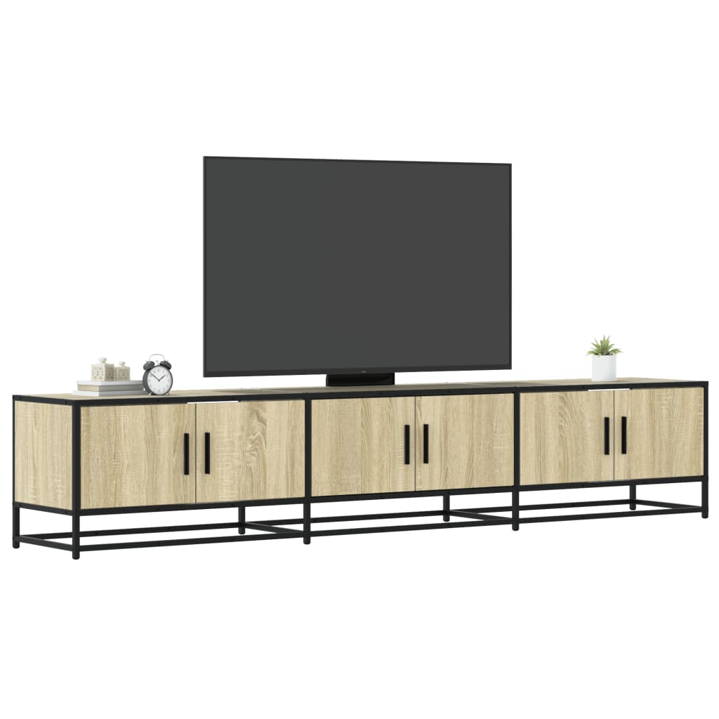 Tv-Meubel 180X35X41 Cm Bewerkt Hout Kleurig