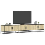 Tv-Meubel 180X35X41 Cm Bewerkt Hout Kleurig