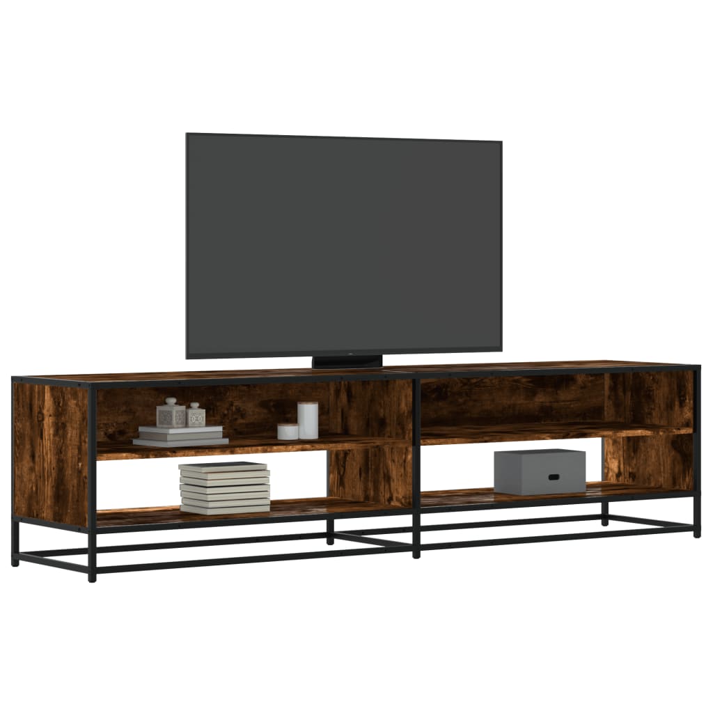 Tv-Meubel 120,5X40X46 Cm Bewerkt Hout Metaal Kleur