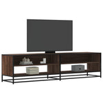 Tv-Meubel 120,5X40X46 Cm Bewerkt Hout Metaal Kleur