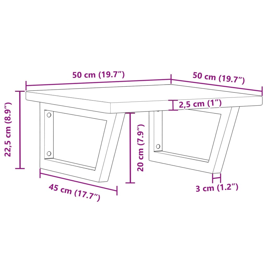 Badkamer Wandschap Staal En Massief Eikenhout