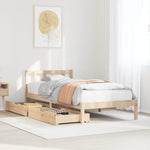 Bedframe Zonder Matras Massief Grenenhout