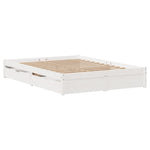 Bedframe Zonder Matras Massief Grenenhout