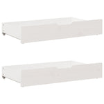 Bedframe Zonder Matras Massief Grenenhout