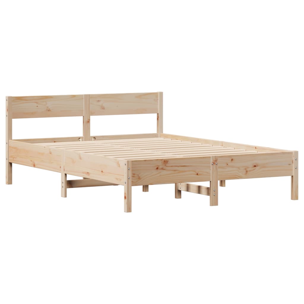 Bedframe Zonder Matras Massief Grenenhout