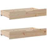 Bedframe Zonder Matras Massief Grenenhout