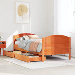Bedframe Zonder Matras Massief Grenenhout