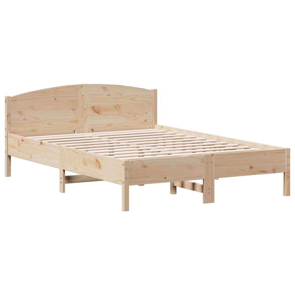 Bedframe Zonder Matras Massief Grenenhout