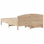 Bedframe Zonder Matras Massief Grenenhout