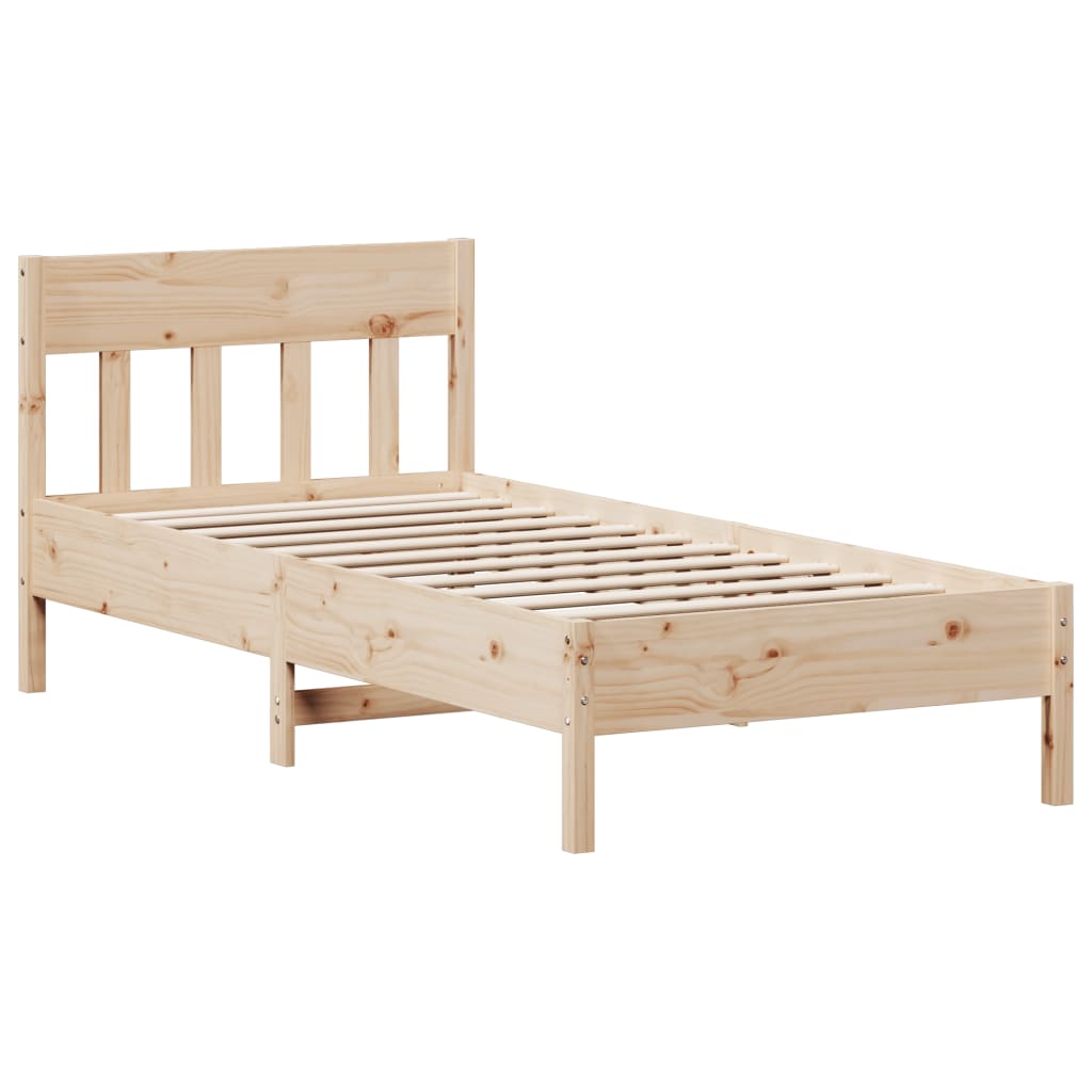 Bedframe Zonder Matras Massief Grenenhout