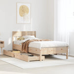 Bedframe Zonder Matras Massief Grenenhout