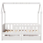 Kinderbedframe Met Lades Massief Grenenhout