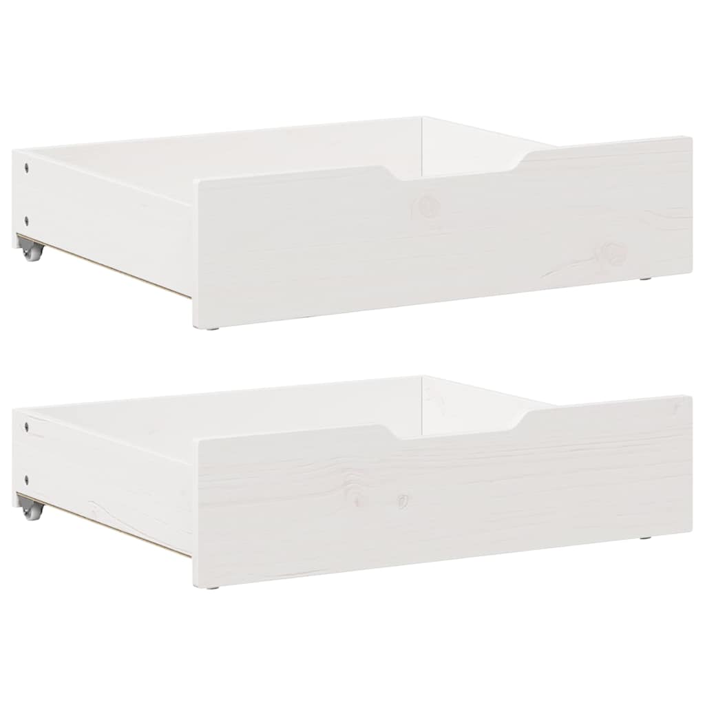 Kinderbedframe Met Lades Massief Grenenhout