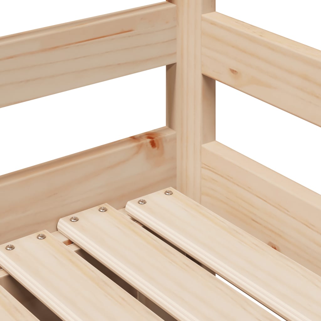 Slaapbank Met Onderschuifbed En Lades Zonder Matras 90X190 Cm