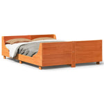 Bedframe Zonder Matras Massief Grenenhout