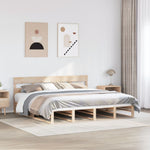 Bedframe Zonder Matras Massief Grenenhout