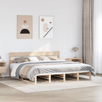 Bedframe Zonder Matras Massief Grenenhout