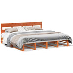 Bedframe Zonder Matras Massief Grenenhout