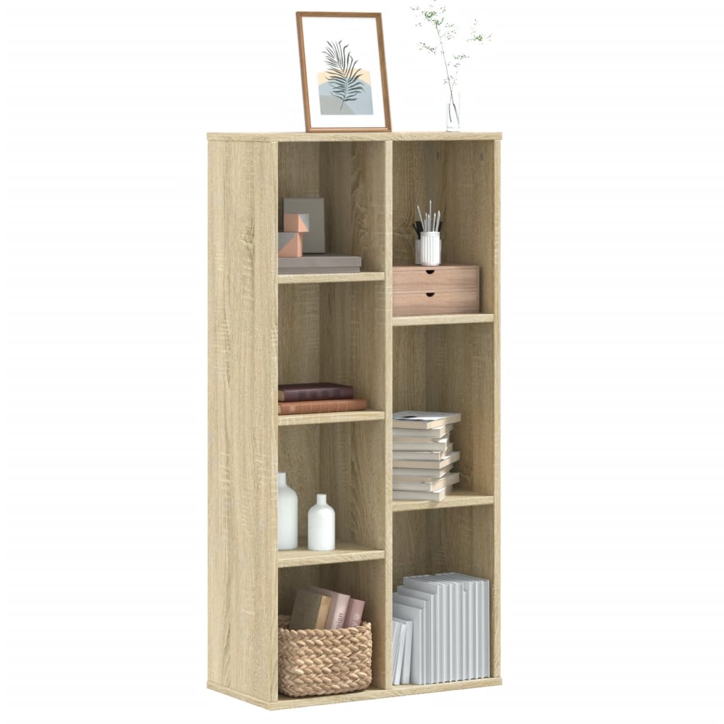 Boekenkast 50X25X105 Cm Bewerkt Hout