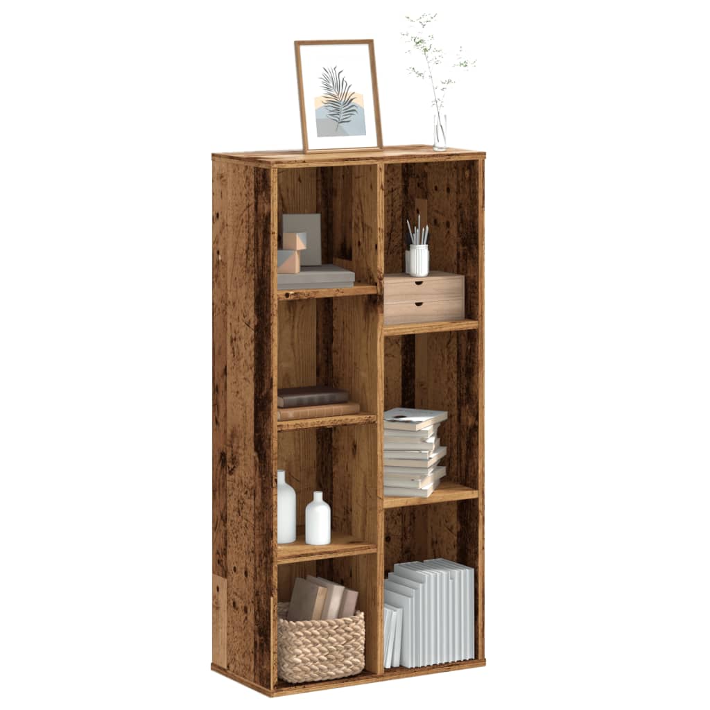 Boekenkast 50X25X105 Cm Bewerkt Hout