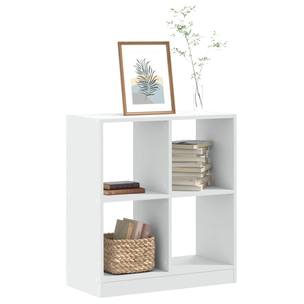 Boekenkast 102X32X Bewerkt Hout Wit