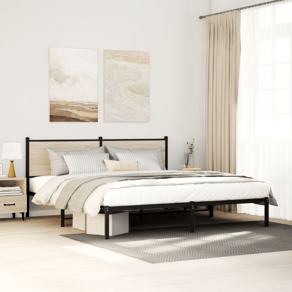 Bedframe Zonder Matras Metaal Kleurig